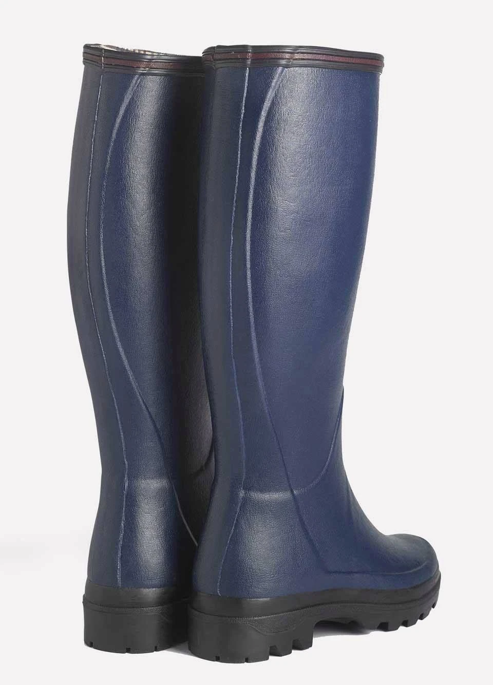 Le Chameau Ladies Giverny Wellingtons - Blue 2 Le Chameau Ladies Giverny Wellingtons - Blue - Image 2