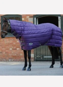 Weatherbeeta Channel Quilt Combo Heavy - Purple/Black