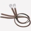 Prestige A17 Non-stretch Stirrup Leathers - Tobacco/White
