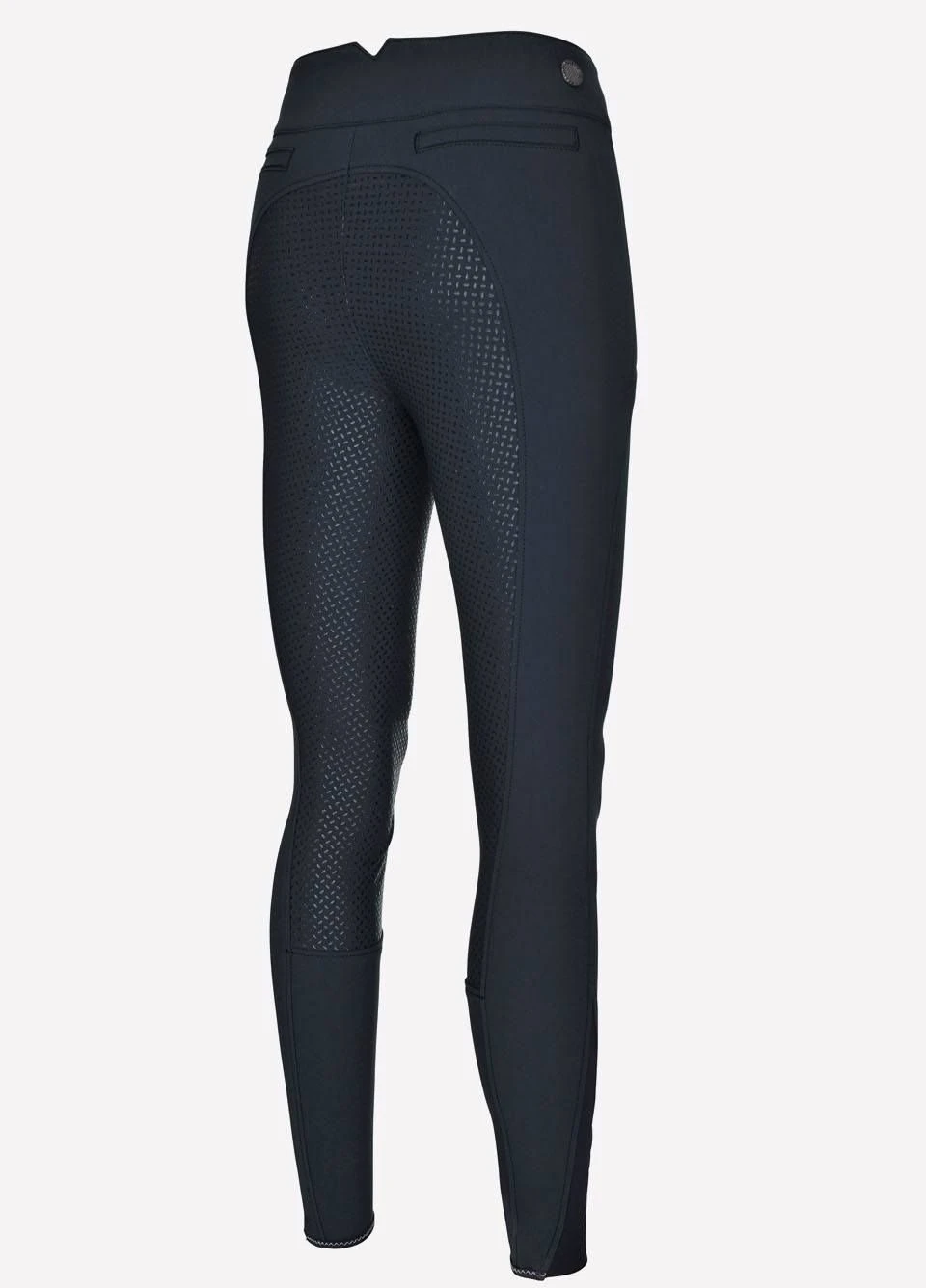 Pikeur Ladies Aiyana Grip Breeches With Full Seat Panel - Black 2 Pikeur Ladies Aiyana Grip Breeches With Full Seat Panel - Black - Image 2