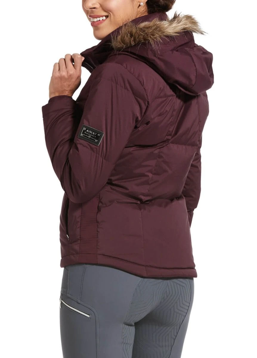 Ariat Ladies Altitude Down Jacket - Winetasting 2 Ariat Ladies Altitude Down Jacket - Winetasting - Image 2