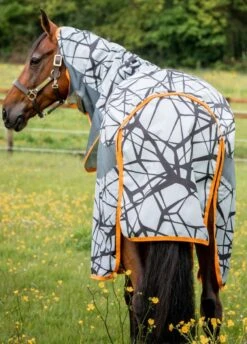 Amigo 3-in-1 CamoFly - Grey/Orange -Horse Rider Shop amigo 3in1 camofly 3rdy