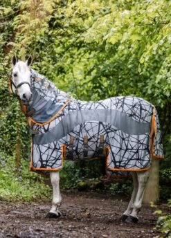 Amigo 3-in-1 CamoFly - Grey/Orange -Horse Rider Shop amigo 3in1 camofly 5rdy