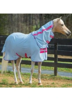 Amigo Bug Rug Pony - Azure/White