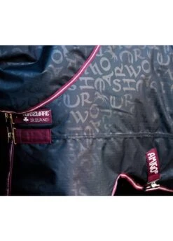 Amigo Hero 600D Ripstop Plus Lite - Navy HW Print/Burgundy -Horse Rider Shop amigo hero ripstop plus hwprint 4rdy