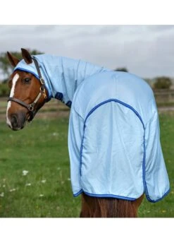 Amigo Pony Ripstop Hoody - Azure 7 Amigo Pony Ripstop Hoody - Azure -Horse Rider Shop amigoponyripstophoody4rdy