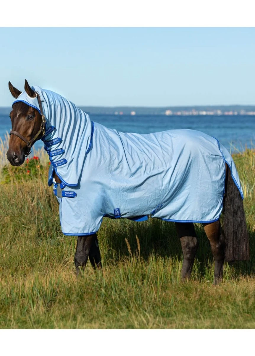 Amigo Pony Ripstop Hoody - Azure 2 Amigo Pony Ripstop Hoody - Azure - Image 2