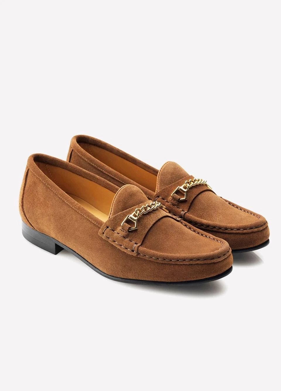 Fairfax & Favor Ladies Suede Apsley Loafers - Tan 1 Fairfax & Favor Ladies Suede Apsley Loafers - Tan