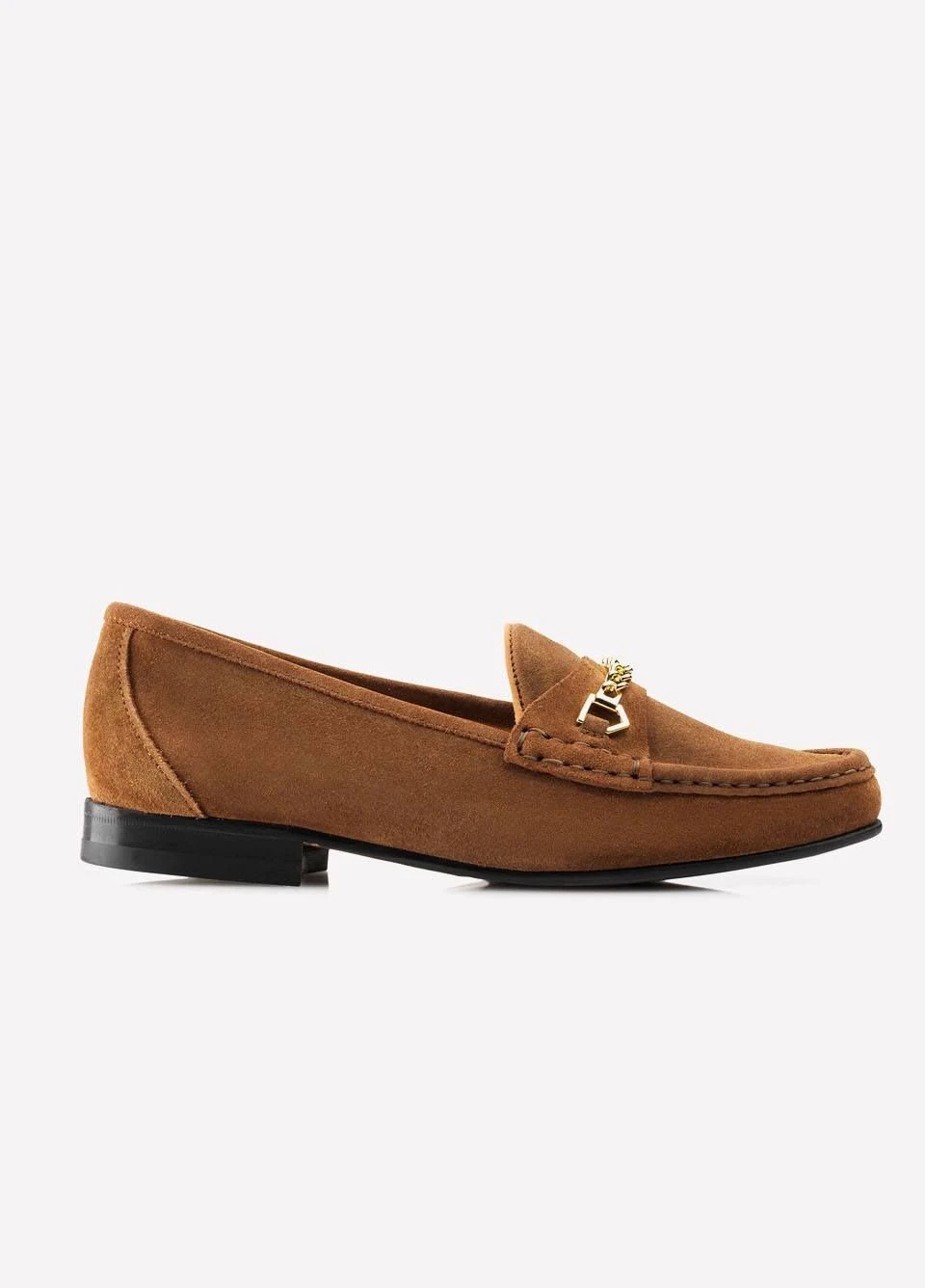 Fairfax & Favor Ladies Suede Apsley Loafers - Tan 2 Fairfax & Favor Ladies Suede Apsley Loafers - Tan - Image 2