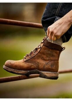 Ariat Anthem Round Toe H20 Lacer Boot - Distressed Brown -Horse Rider Shop ariat anthem brown 5rdy