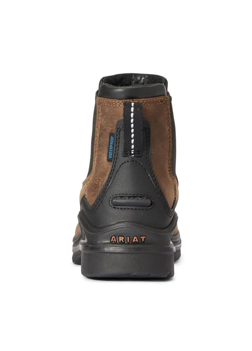 Ariat Barnyard Twin Gore II H2O Boot - Antique Brown 2 Ariat Barnyard Twin Gore II H2O Boot - Antique Brown - Image 2