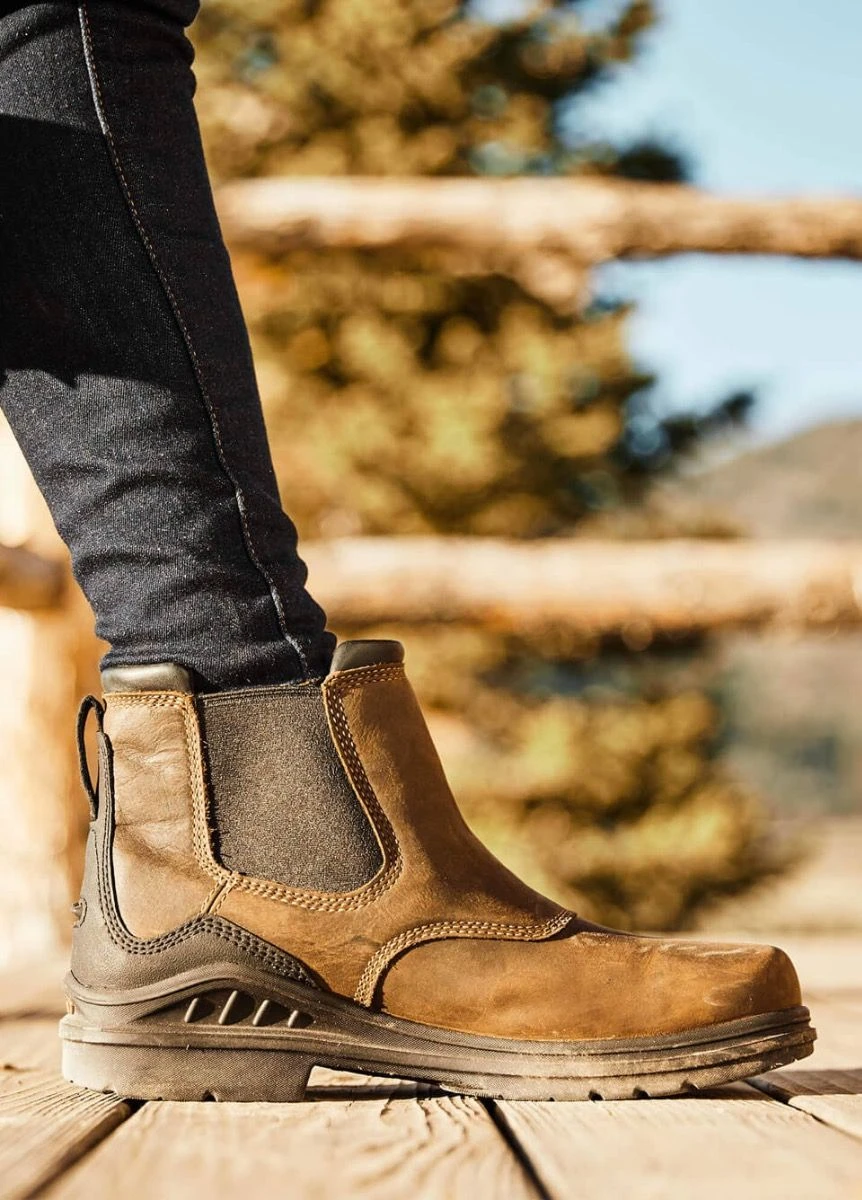 Ariat Barnyard Twin Gore II H2O Boot - Antique Brown 5 Ariat Barnyard Twin Gore II H2O Boot - Antique Brown - Image 5