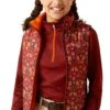 Ariat Youth Bella Reversible Vest - Dala Horse