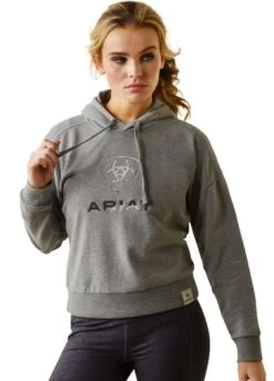 Ariat Just Hoodie - Heather Grey