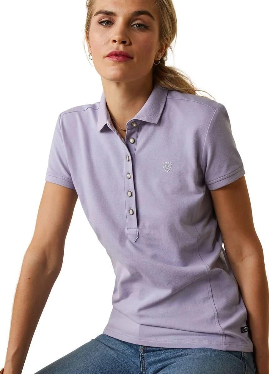Ariat Prix 2.0 Polo - Heirloom Lilac 1 Ariat Prix 2.0 Polo - Heirloom Lilac