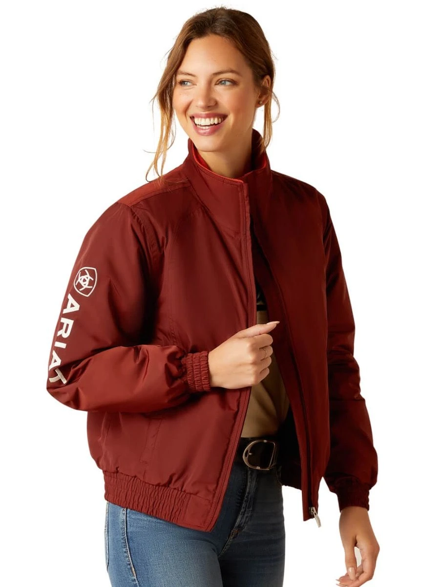 Ariat Women's Insulated Stable Jacket - Fired Brick 1 Ariat Women's Insulated Stable Jacket - Fired Brick