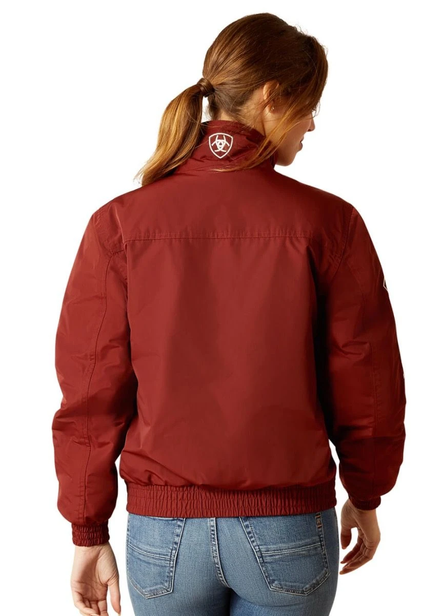 Ariat Women's Insulated Stable Jacket - Fired Brick 2 Ariat Women's Insulated Stable Jacket - Fired Brick - Image 2