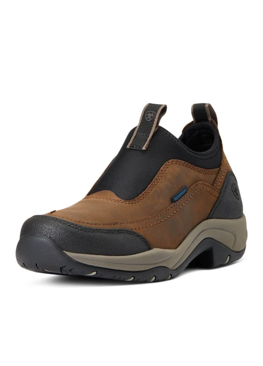 Ariat Womens Terrain Ease Waterproof Boot - Oily Distressed Brown 1 Ariat Womens Terrain Ease Waterproof Boot - Oily Distressed Brown