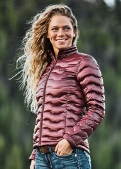 Ariat Ideal 3.0 Down Jacket - Windsor Wine -Horse Rider Shop ariatidealdownjacketwindsorrdy