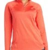 Ariat Womens Sunstopper 2.0 1/4 Zip Baselayer - Cayenne