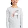 Ariat Kids My Unicorn Long Sleeve T-Shirt - Heather Grey