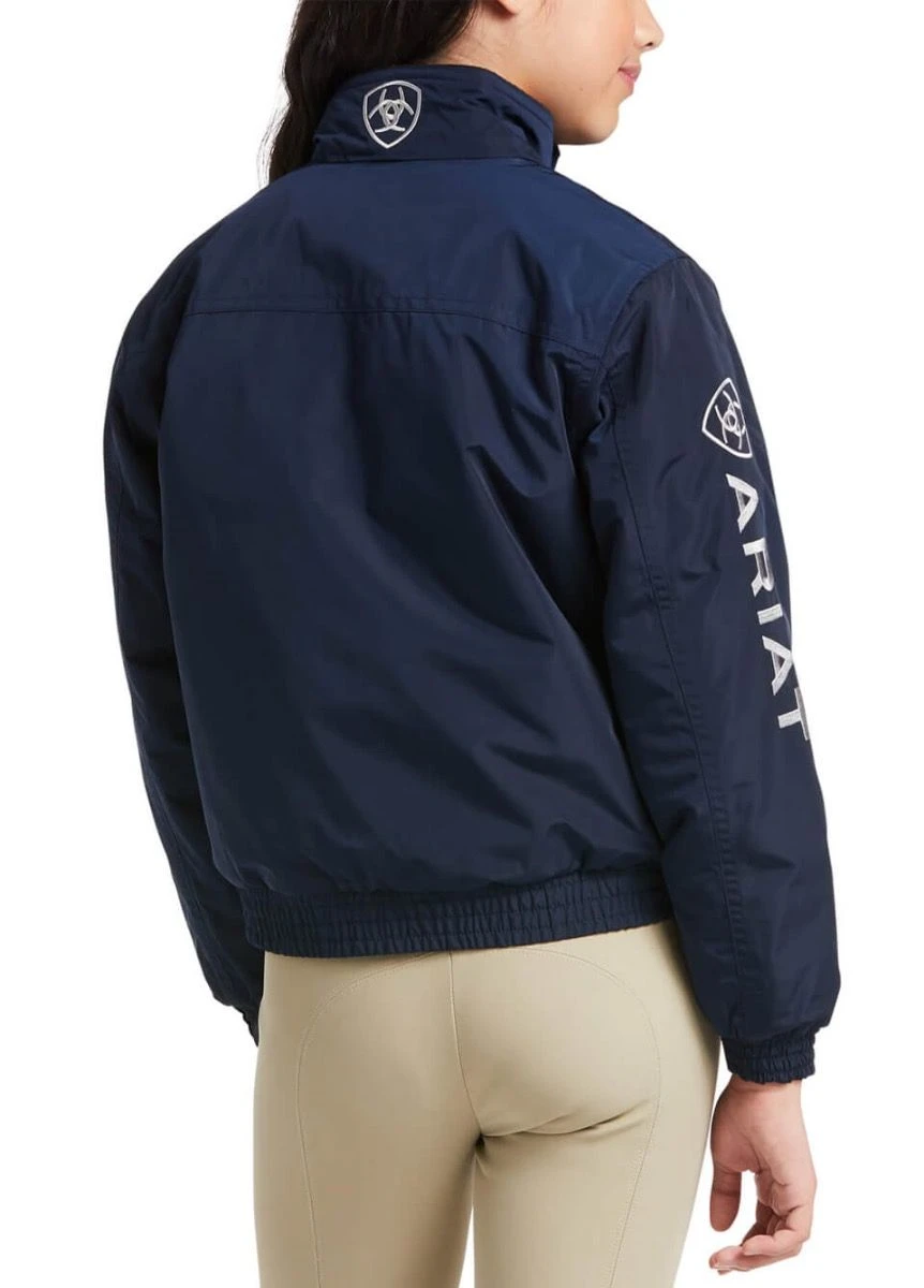 Ariat Kids Stable Jacket - Navy 2 Ariat Kids Stable Jacket - Navy - Image 2