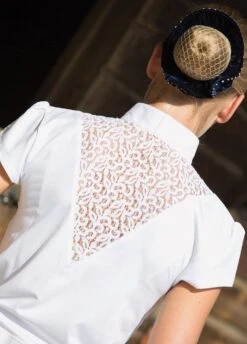 Equetech Womens Bella Competition Shirt - White -Horse Rider Shop bellabackrdy