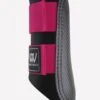 Woof Wear Club Brushing Boots - Black/ Berry