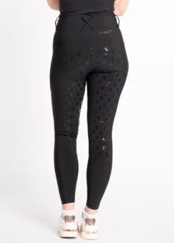 Blackfort Equestrian Everyday Active Riding Tights - Black/Rose -Horse Rider Shop bf everyday blackrose 3rdy