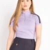 Blackfort Equestrian Short Sleeve Base Layer - Lavender