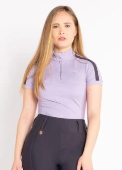 Blackfort Equestrian Short Sleeve Base Layer - Lavender