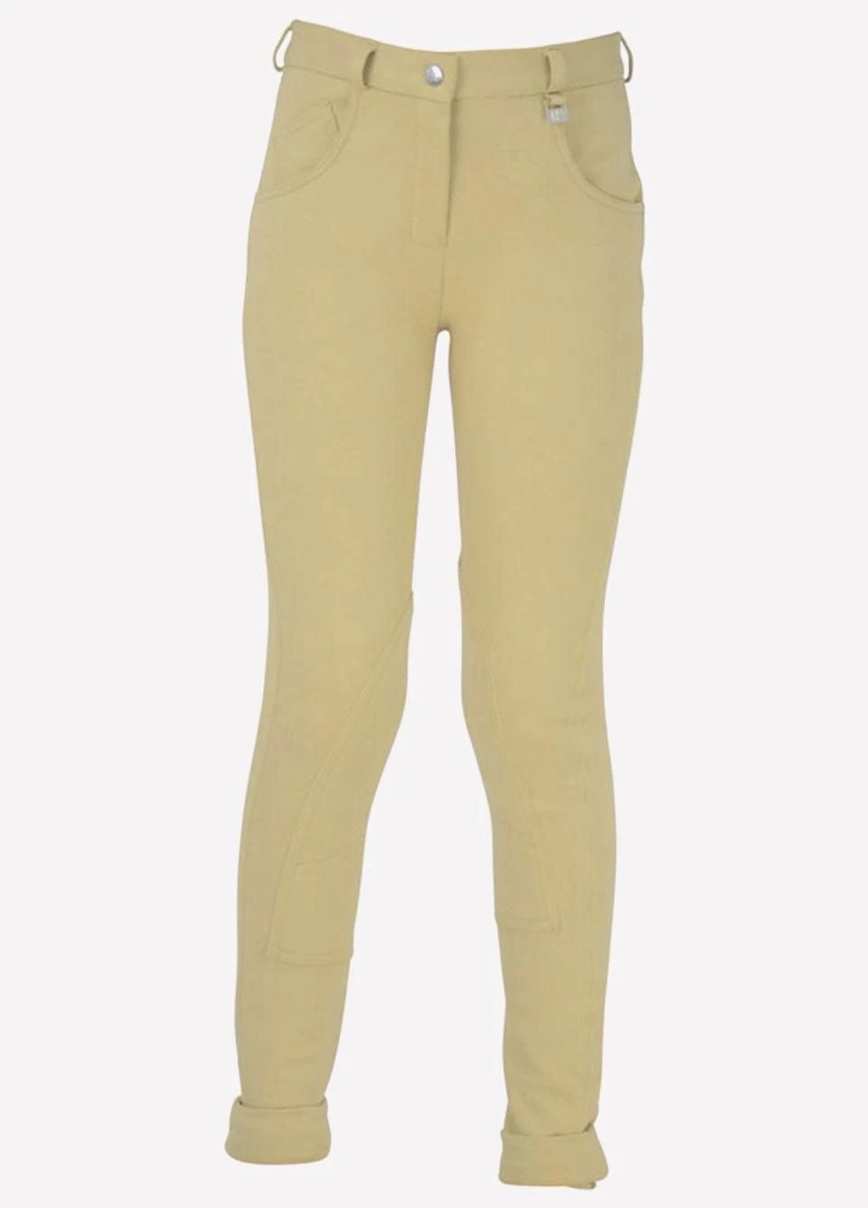Burton Junior HyPERFORMANCE Jodhpurs - Beige 2 Burton Junior HyPERFORMANCE Jodhpurs - Beige - Image 2