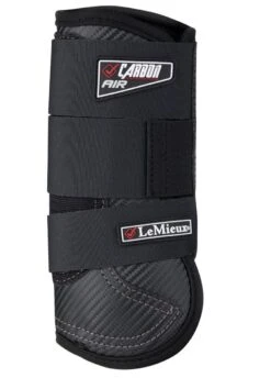 LeMieux Carbon Air XC Boots Front - Black -Horse Rider Shop carbonxc2rdy