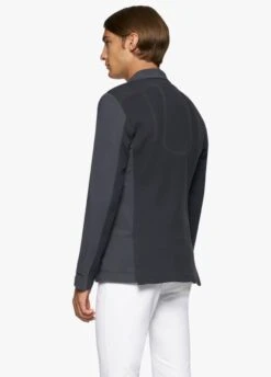 Cavalleria Toscana Mens R-EVO Competition Jacket - Grey -Horse Rider Shop cavallera toscana revo jacet grey 3rdy