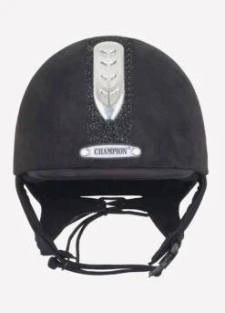 Champion Junior X-Air Dazzle Plus Riding Hat - Black -Horse Rider Shop champion xair dazzle black3