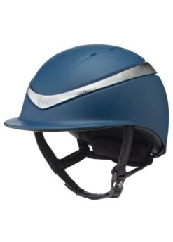 Charles Owen Halo Riding Helmet - Navy/Platinum
