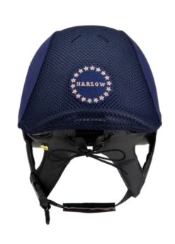 Charles Owen Harlow MS1 Pro Skull Helmet - Navy/Rose Gold -Horse Rider Shop charles owen harlow navy rose 3rdy
