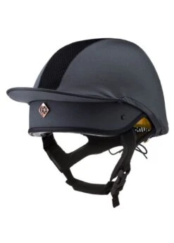 Charles Owen This Esme MS1 Pro Jockey Skull - Graphite/Rose Gold