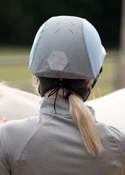 Charles Owen This Esme JS1 Pro Riding Helmet - Silver -Horse Rider Shop charlesowenesmesilver5rdy