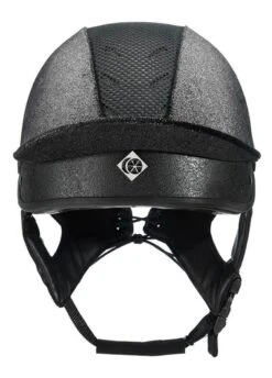 Charles Owen This Esme Cosmic JS1 Pro - Black -Horse Rider Shop cowen esme cosmic js1 black 3rdy