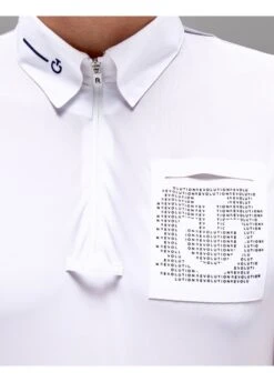 Cavalleria Toscana Mens Revo Piquet Polo - White -Horse Rider Shop ct mens revo white 3rdy