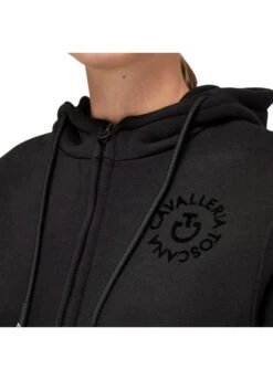 Cavalleria Toscana Orbit Zip Hoodie - Black -Horse Rider Shop ct orbit hoodie black 4rdy