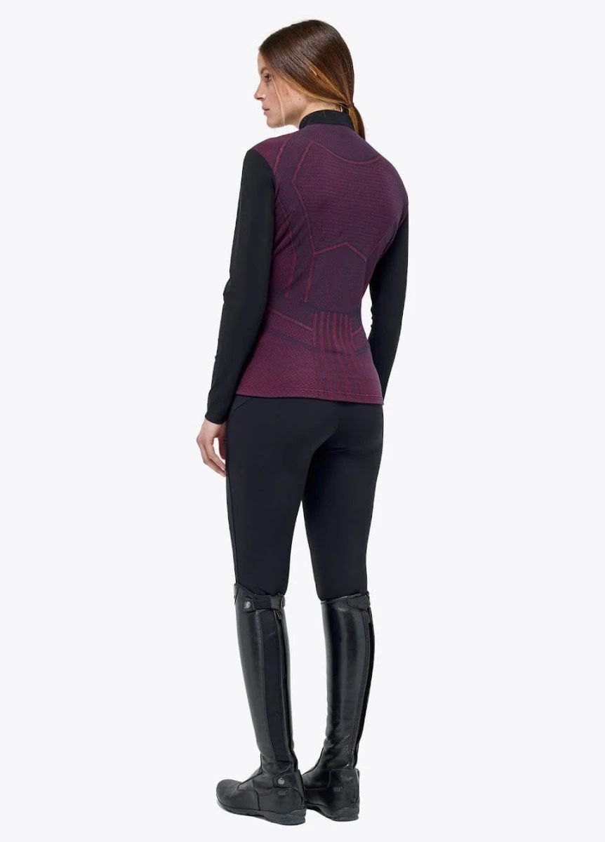 Cavalleria Toscana R-EVO Red Label Knit Training Polo - Black 3 Cavalleria Toscana R-EVO Red Label Knit Training Polo - Black - Image 3