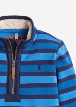 Joules Junior Winter Dale Sweatshirt - Blue Stripe 8 Joules Junior Winter Dale Sweatshirt - Blue Stripe -Horse Rider Shop dale4
