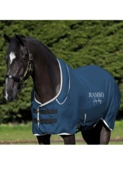 Rambo Dry Rug Supreme - Navy/Silver