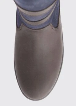 Dubarry Womens Galway Boots - Navy/Brown -Horse Rider Shop dubarry galway navy brown 6rdy