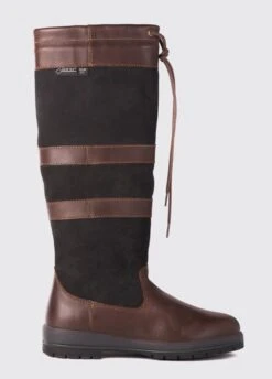 Dubarry Womens Galway Boots Slim Fit - Black/Brown -Horse Rider Shop dubarry galway slimfit black brown 4rdy