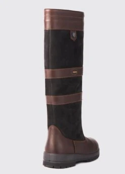Dubarry Womens Galway Boots Slim Fit - Black/Brown -Horse Rider Shop dubarry galway slimfit black brown 5rdy