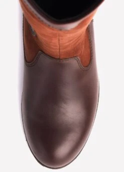 Dubarry Ladies Clare Country Boots - Walnut -Horse Rider Shop dubbclare6