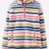 Joules Junior Ellie Half Zip Fleece - Multi Stripe